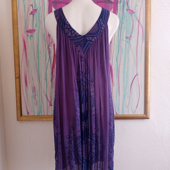 In Gear Dresses In Gear Womens Swim Shift Purple Coverup Dress